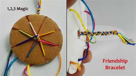 friendship bracelet circle loom instructions|friendship bracelet with cardboard circle.